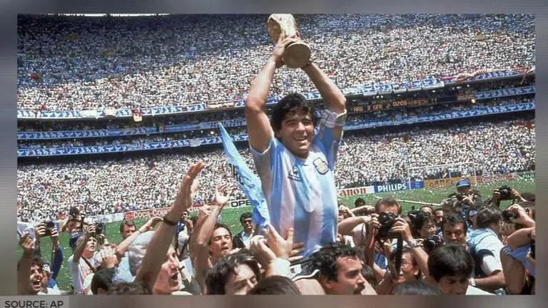 Diego Maradona's 'Hand of God' shirt could be sold soon for whopping $2 million? diego maradona