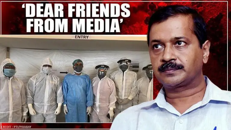 Arvind Kejriwal wishes good health to media persons as their Covid testing begins in Delhi arvind kejriwal