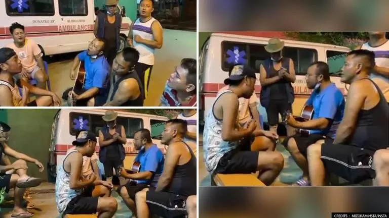 'Mizoram heroes': Ambulance staff sings during night shift amid COVID-19, watch video COVID-19