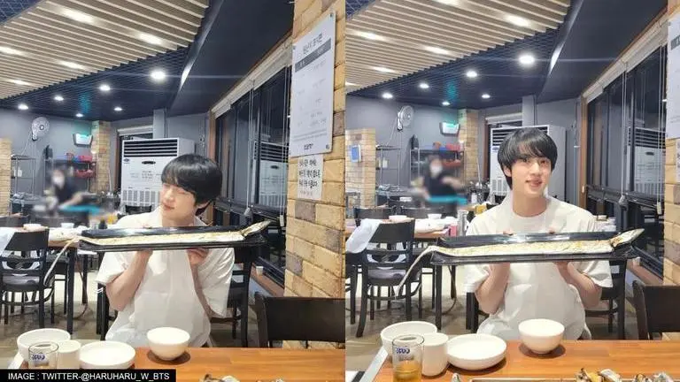Did BTS' Jin binge on Dosa during his Jeju vacation? ARMY reacts as his pics go viral BTS' Jin