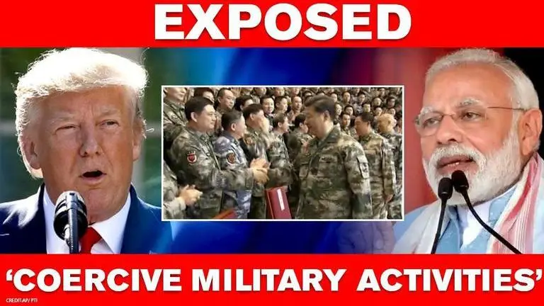 US exposes China; calls out provocative & aggressive military acts against India & others