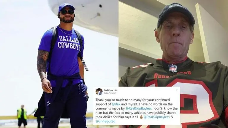 Dak Prescott's brother highlights public dislike for Bayless after comments on Cowboys QB dak prescott