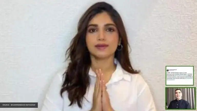 Bhumi Pednekar's #OneWishForTheEarth campaign gets Amitabh Bachchan, Akshay's support Bhumi Pednekar