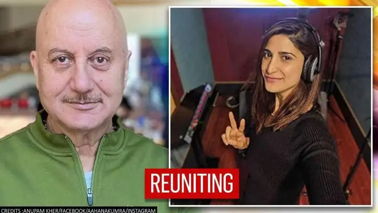Anupam Kher and Aahana Kumra to celebrate 'Happy Birthday' Aahana Kumra and Anupam Kher collaborating for 'Happy Birthday' helmed by Prasad Kadam