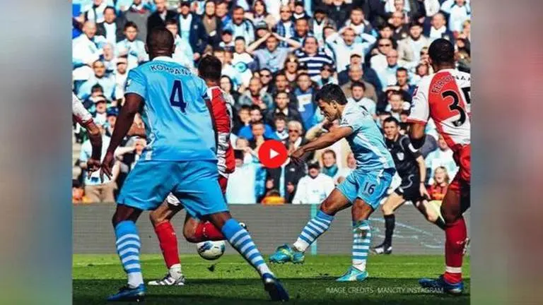 Sergio Aguero scored THAT goal OTD 8 years ago helping Man City win their first PL title Sergio Aguero
