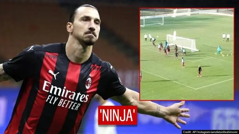 Zlatan Ibrahimovic's 'Ninja goal' bears striking resemblance to classic 'Impossible goal' Zlatan Ibrahimovic