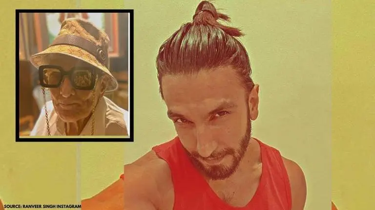 Ranveer Singh shares picture of his 'Nana-G' with glares on, fan says 'you look like him' ranveer singh