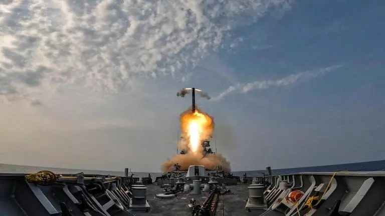 INS Mormugao aces maiden Brahmos supersonic missile test fire | WATCH INS Mormugao