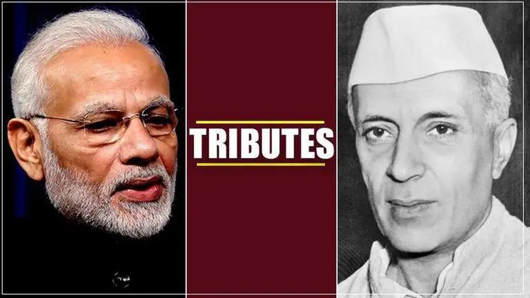 PM Modi pays tribute to late Pandit Jawarharlal Nehru on his Birth Anniversary PM Modi