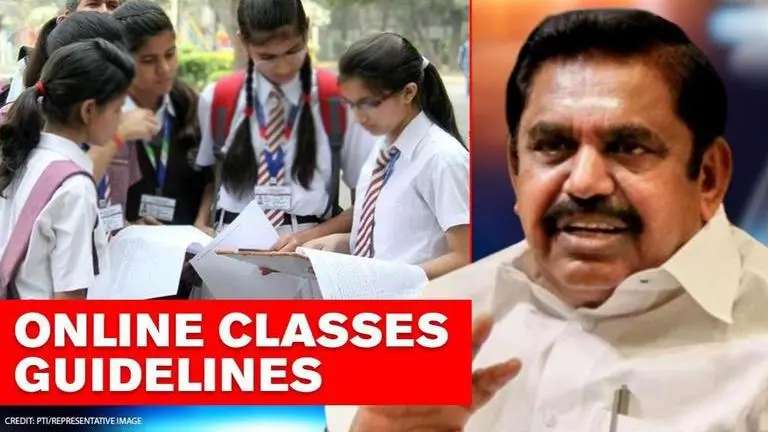 Tamil Nadu School Education Department issues guidelines for online classes Tamil Nadu