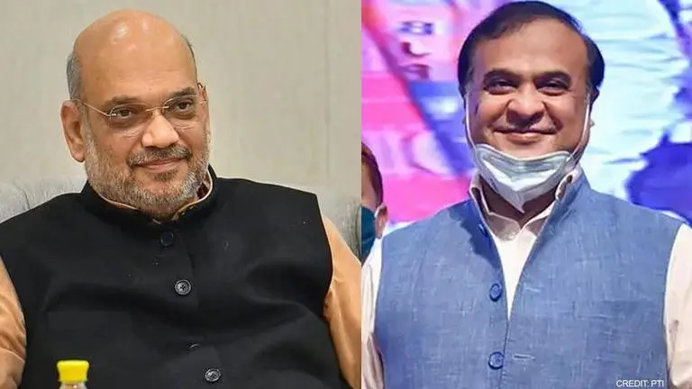 HM Amit Shah congratulates Assam CM Himanta for 2nd innings, inaugurates key projects Home Minister Amit Shah, Assam CM Himanta Biswa Sarma