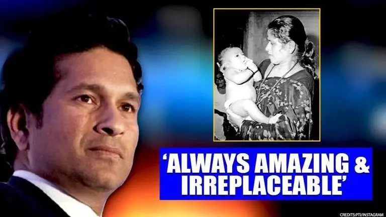 Sachin Tendulkar's precious baby photo in Mother's Day wish is winning hearts online Sachin Tendulkar