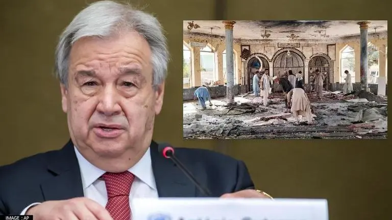 UN Secretary-General Antonio Guterres criticises 'barbaric' attack on Afghanistan mosque UN