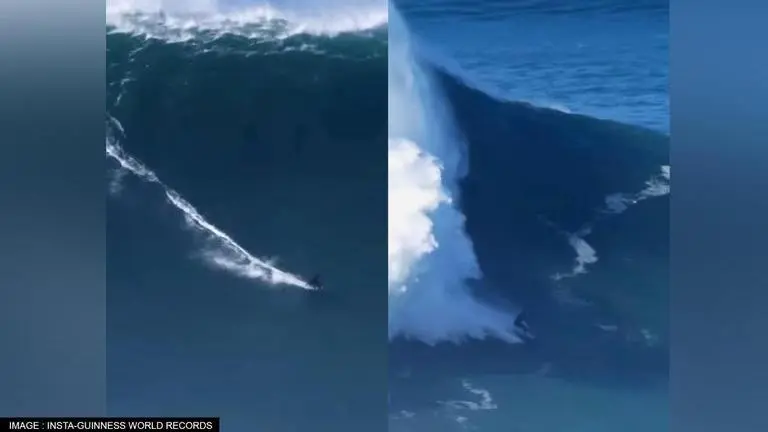 German surfer breaks Guinness World Record by riding 86-feet wave in stunning video, WATCH Germany