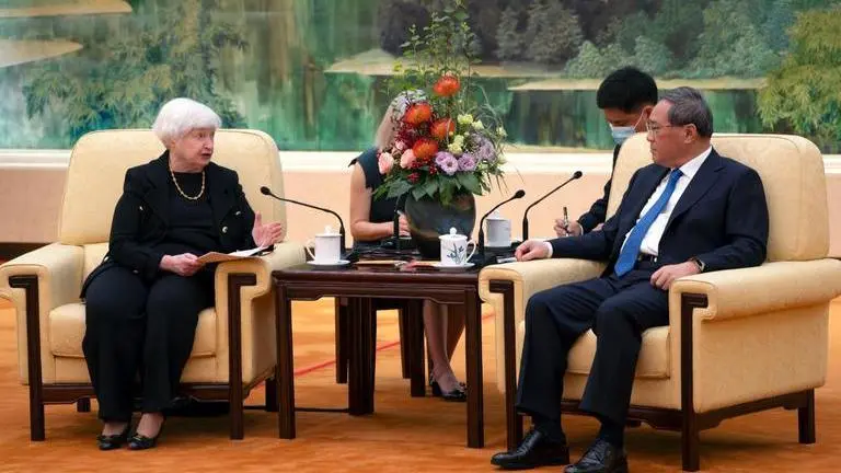 In Beijing, Yellen confronts China on punitive measures against American firms Janet Yellen in China