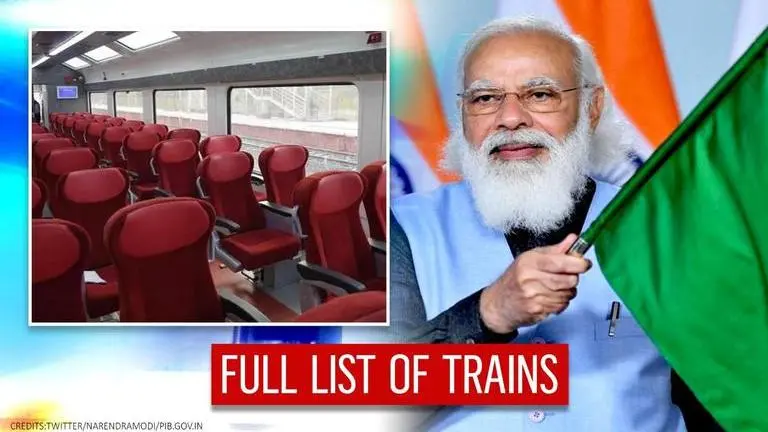 PM flags off 8 trains connecting Statue of Unity to other areas in India; full list here PM Modi