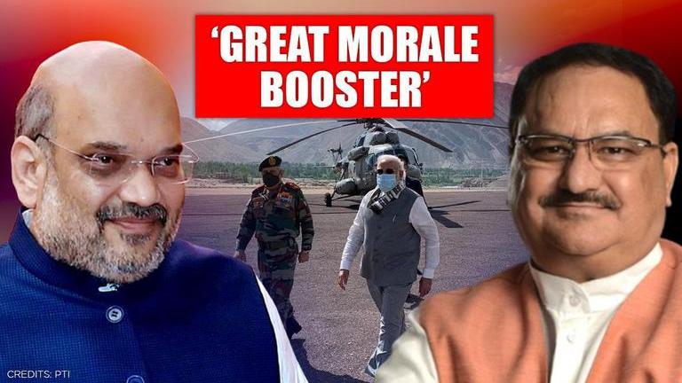 Amit Shah, JP Nadda Hail 'morale Boosting' Leh Visit Of PM Narendra ...