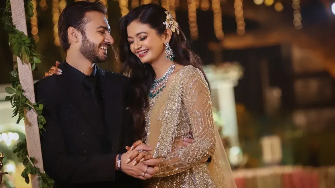 Cheeni Kum actress Swini Khara, husband Urvish Desai host intimate reception Swini Khara reception