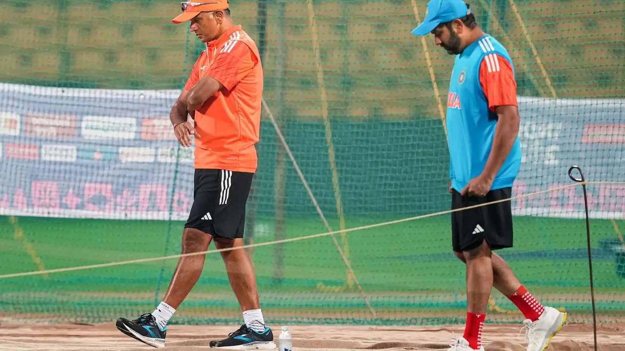 Rahul Dravid and Rohit Sharma