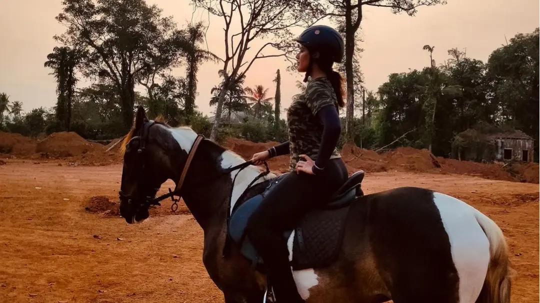 Swayambhu: Samyuktha Preps For Nikhil Siddhartha Led Pan-India Project, Polishes Horse-Riding Skills Samyuktha Menon