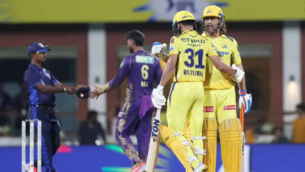 Ruturaj Gaikwad and MS Dhoni