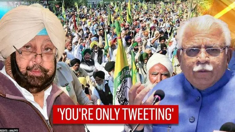 'Stop inciting innocent farmers': Khattar's unsparing attack on Punjab CM amid agitation Haryana