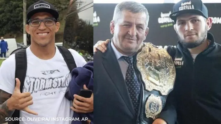 Khabib Nurmagomedov swore on his father's grave that he will remain retired: Oliveira Khabib Nurmagomedov