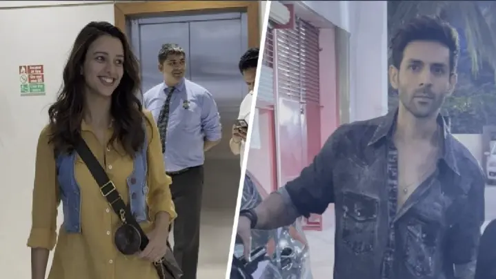 Triptii Dimri Joins Kartik Aaryan For Bhool Bhulaiyaa 3 Prep | Watch Triptii-Kartik Spotted