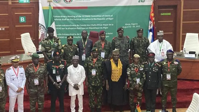 West African defence chiefs decide Niger intervention plan amid deadlock Niger
