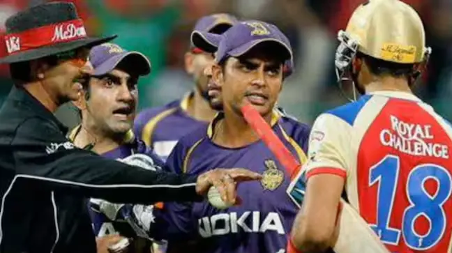 Virat Kohli and Gautam Gambhir