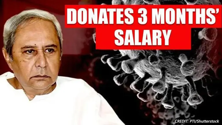 Odisha CM Naveen Patnaik donates 3 months' salary to Coronavirus relief fund Corona relief