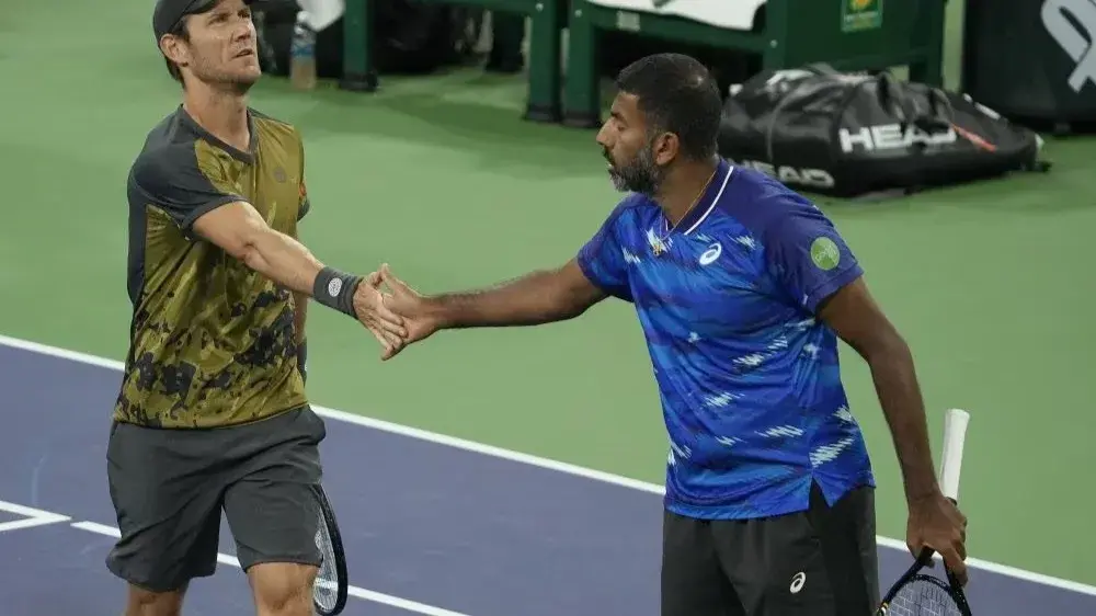 Rohan Bopanna-Matthew Ebden duo seal semifinal spot in ATP Finals Men's Doubles Rohan Bopanna and Matthew Ebden