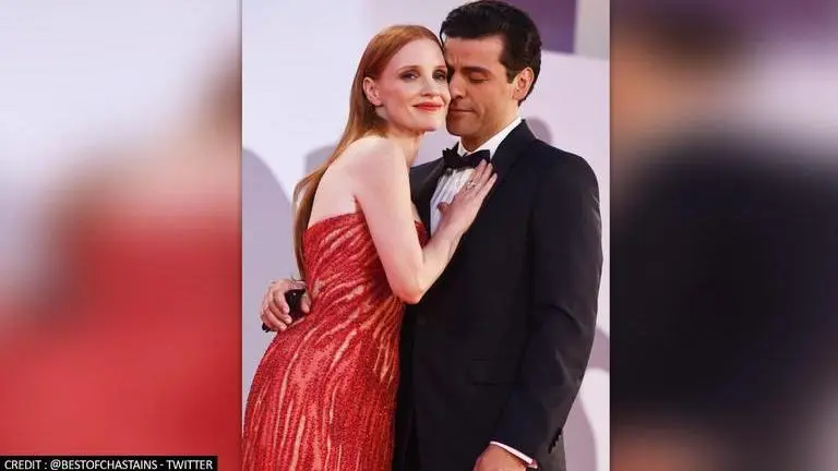 Venice Film Festival: Jessica Chastain reacts to viral red carpet moment with Oscar Isaac Jessica Chastain