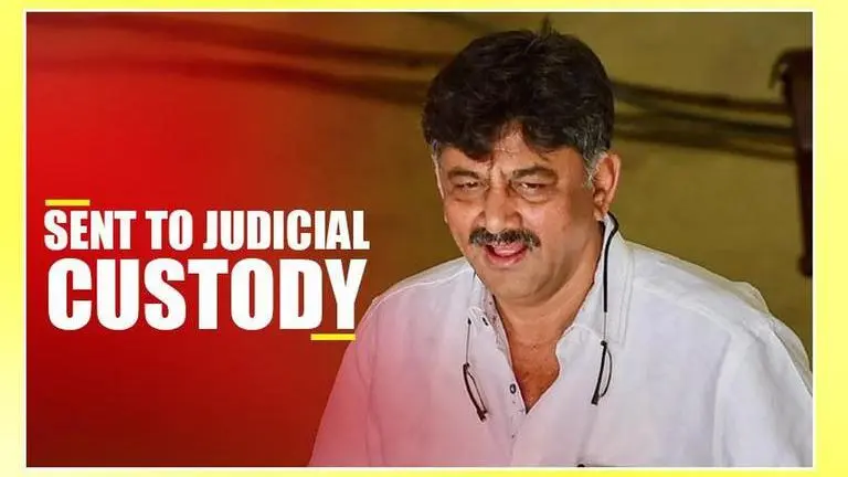 Congress leader DK Shivakumar sent to judicial custody till Oct 1 Delhi court