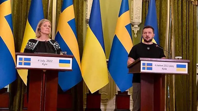 Ukraine & Sweden agree to work on cooperation in defence, energy sectors, says Zelenskyy Ukraine