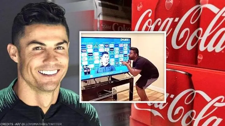 Cristiano Ronaldo's viral Coca Cola video takes internet by storm, hilarious spoofs follow Coca Cola