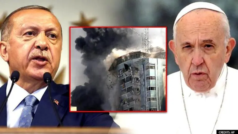 Turkey's Erdogan dials Pope Francis, urges to help end Israel-Palestine conflict Erdogan