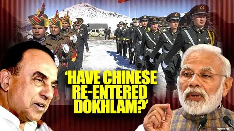 Subramanian Swamy stirs new controversy, asks if Chinese re-entered in Doklam after Galwan Subramanian Swamy