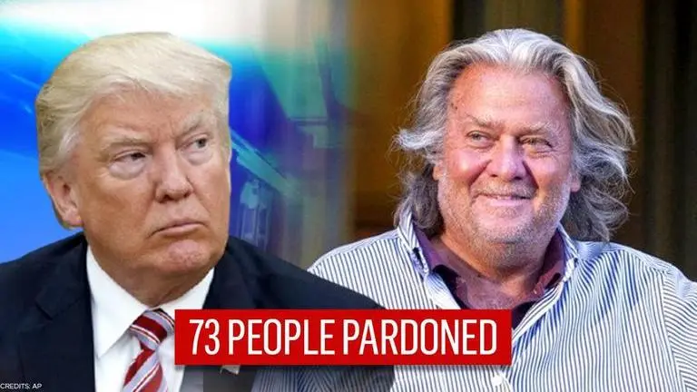 Donald Trump issues 73 pardons in final hours in the office: Here's the full list Donald Trump issues 73 pardons in his final hours in office, here's the full list
