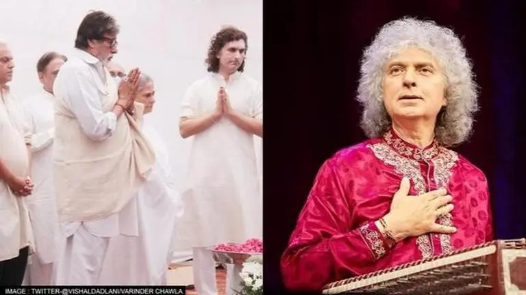 Amitabh Bachchan on Pandit Shivkumar Sharma: He played santoor in its brilliance Amitabh Bachchan, Pt Shivkumar Sharma, Amitabh Bachchan pays tribute to Shivkumar Sharma
