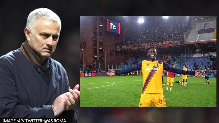 Jose Mourinho gifts €800 shoes to Roma teenager, Afena-Gyan's reaction is priceless; WATCH AS Roma's Jose Mourinho