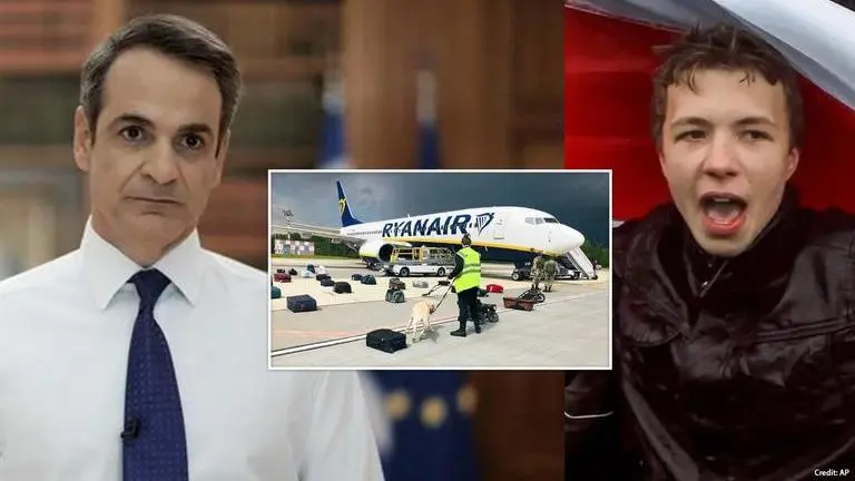 Greece says 'no indication' that Belarus used security agents on diverted Ryanair flight Belarusian