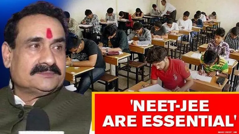 'NEET and JEE essential, should not be made an issue': Narottam Mishra backs Centre NEET
