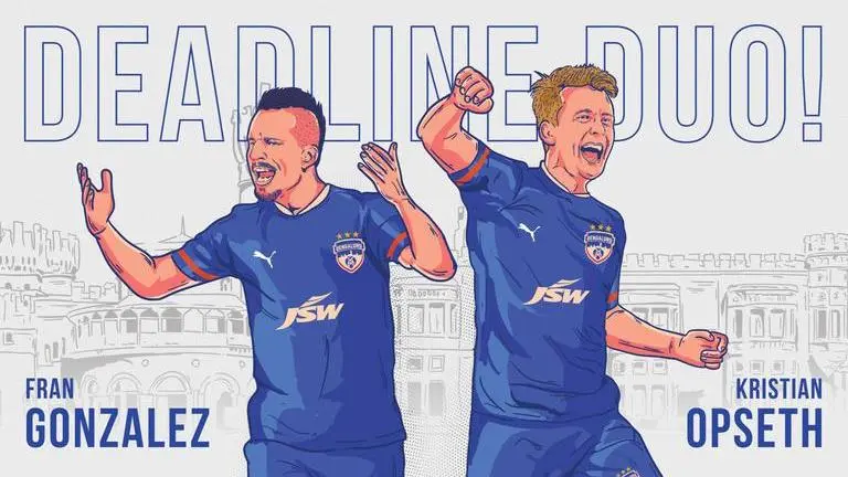 Bengaluru FC sign Norwegian striker Kristian Opseth and Spanish defender Fran Gonzalez bengaluru FC