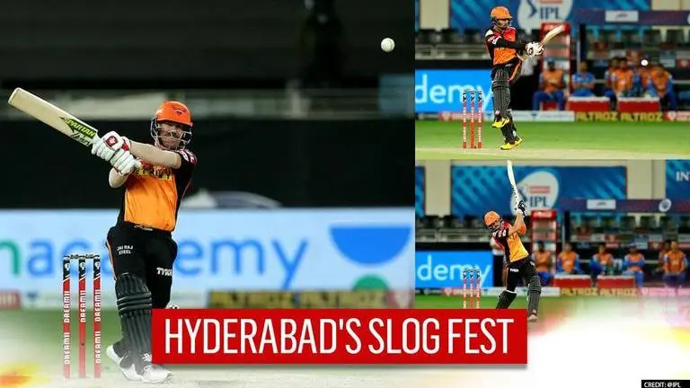 Warner begins, Saha continues & Pandey ends: Hyderabad's slog fest against Delhi David Warner