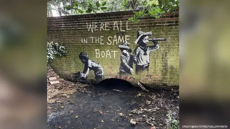 UK: Photos of Banksy's artworks discovered in Coastal towns; see pictures UK