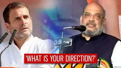 Shah scoffs at Congress's poles-apart allies - Sena & IUML; asks "What's your direction?" Amit Shah