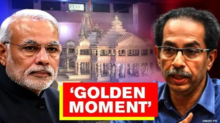 PM doing 'bhoomi pujan' for Ram temple a golden moment: Sena