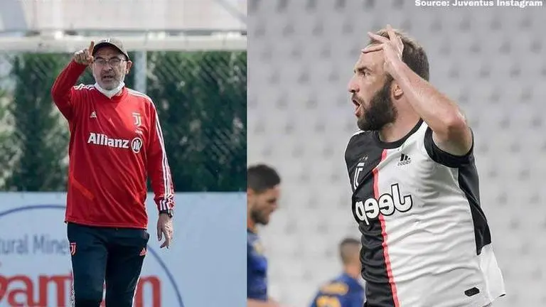 Juventus boss Sarri claims he 'only fights with Gonzalo Higuain' and no one else at club juventus