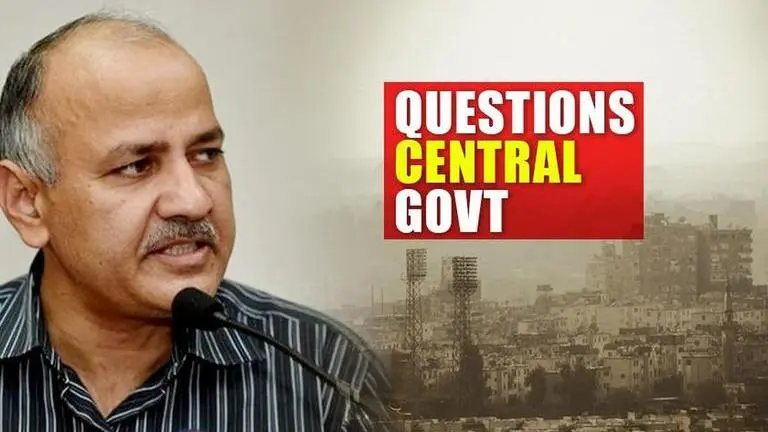 Sisodia asks Centre: When will stubble burning end in Punjab, Haryana Sisodia